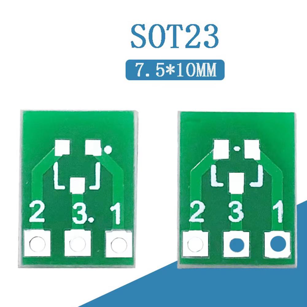 SOT23 SOT23-3 Tour SIP3 Double Face SMD Tour DIP SIP3 Adaptateur Convertisseur Plaque SOT SIP IC Pri
