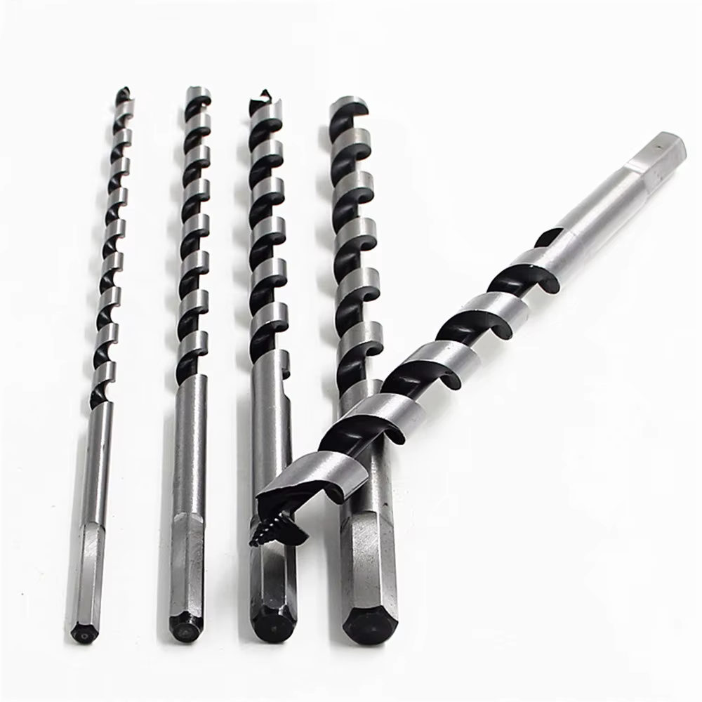 Perceuse à rouleau pour le travail du bois, 230-460mm de Long, poignée hexagonale, torsions de pâte