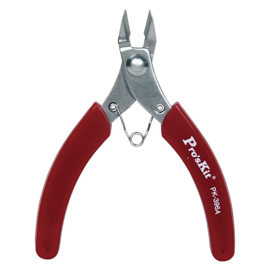 Proskit 1PK-396A/1PK-396B pince antidérapante de précision en acier inoxydable avec poignée rouge él
