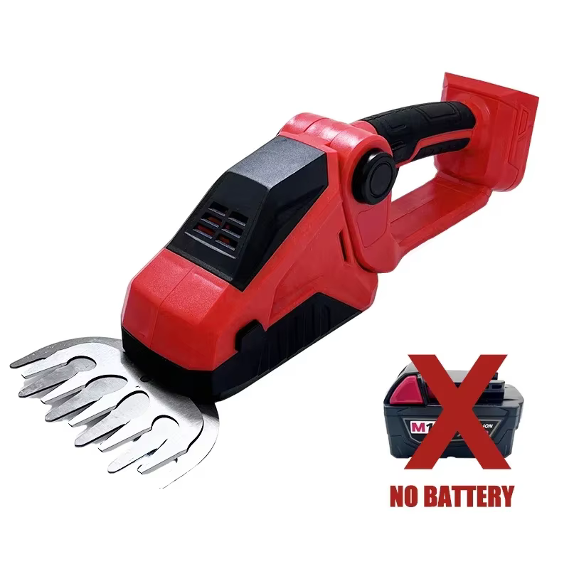 Taille-haie sans fil, coupe-herbe électrique 2 en 1, cisailles à gazon, outils de jardin pour batter