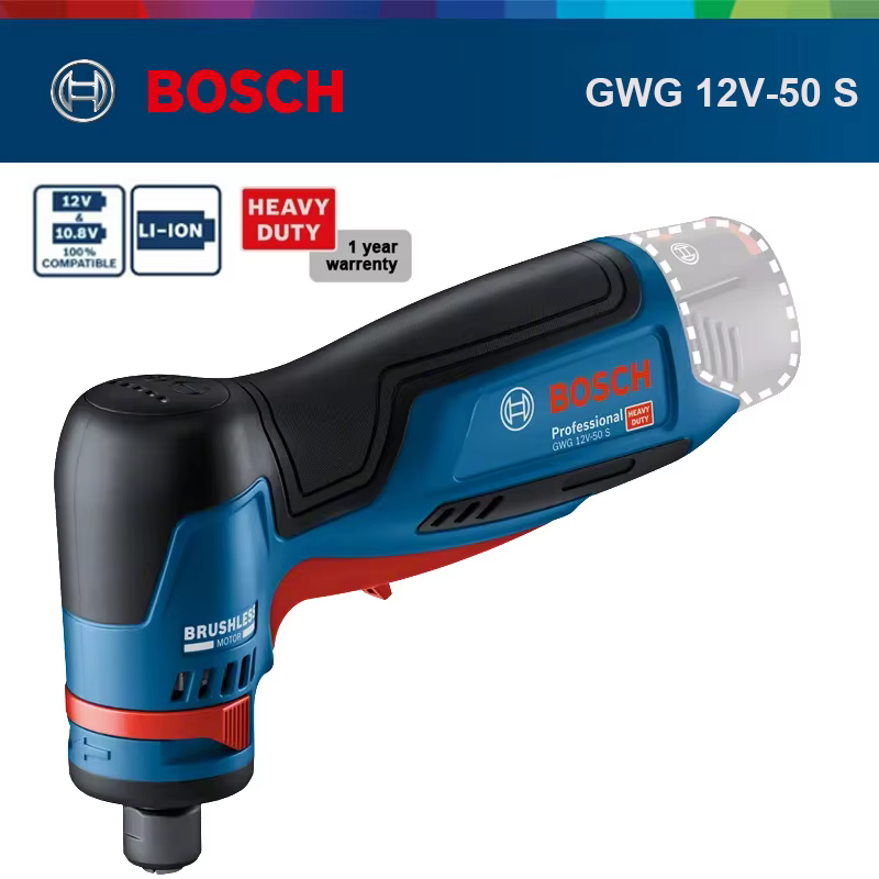 Bosch GWG 12V-50 S meuleuse électrique polisseuse sans fil ponceuse à Angle droit sans brosse usage