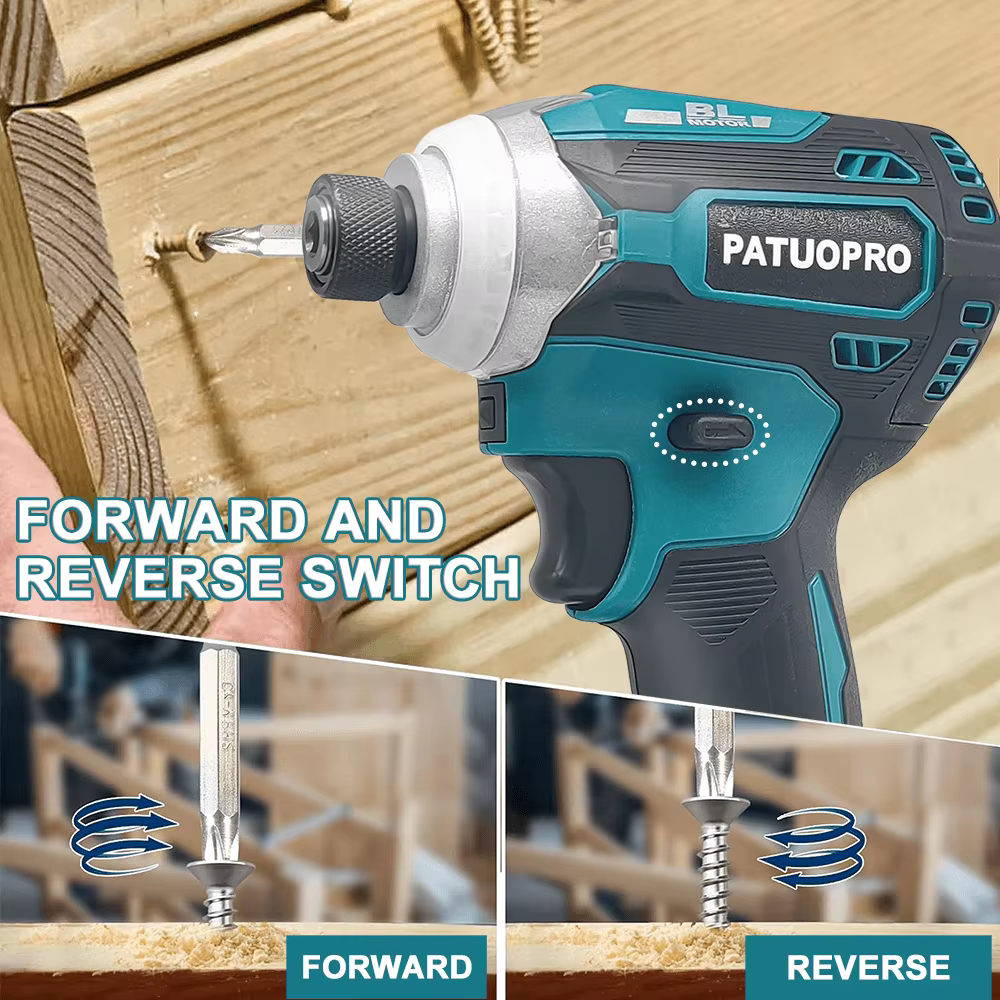 Makita-Visseuse à percussion électrique sans fil, sans balais, aste, hexagonale, sans batterie, 4 vi
