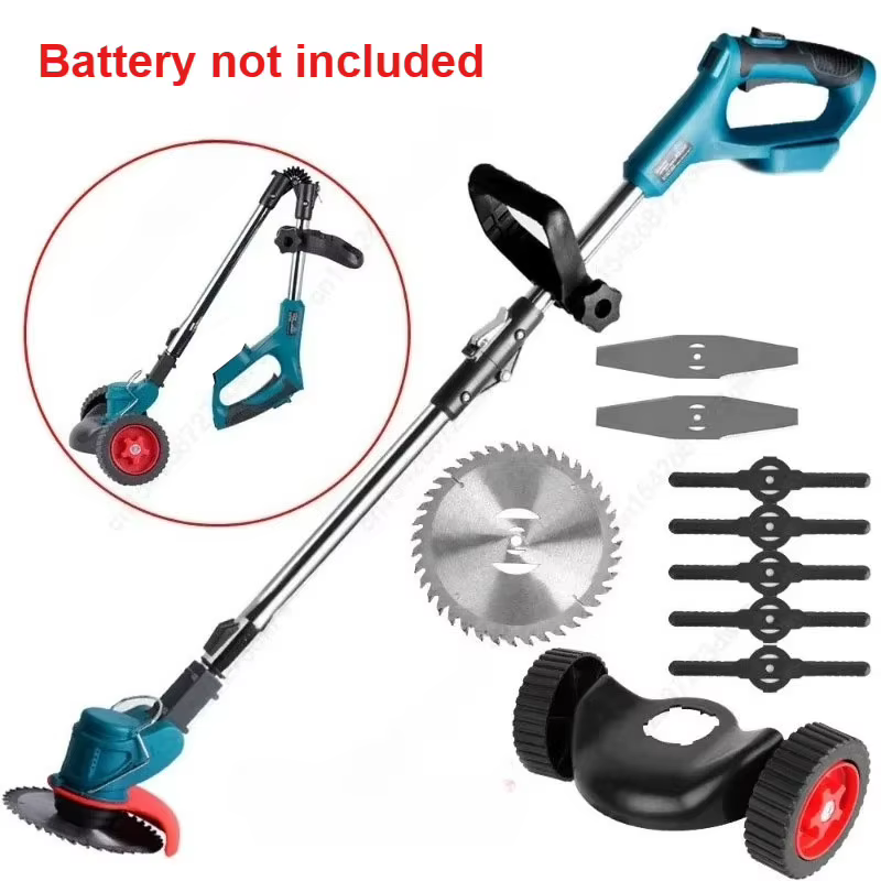 Tondeuse à gazon électrique portative pliable, réglable, taille de jardin, outils électriques de cou