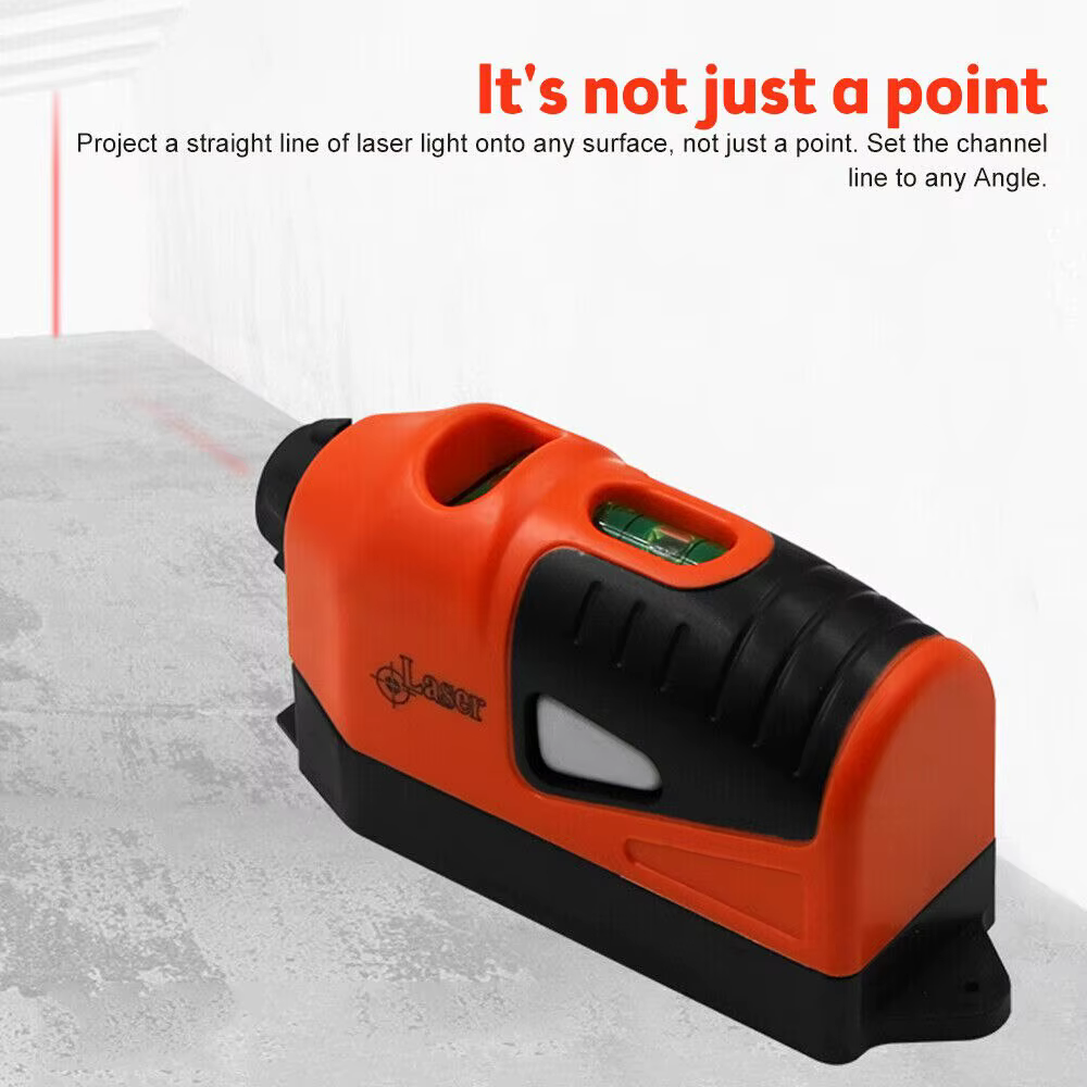 Mini niveau laser portable, projection de ligne laser horizontale verticale, Outils de mesure, Nivea