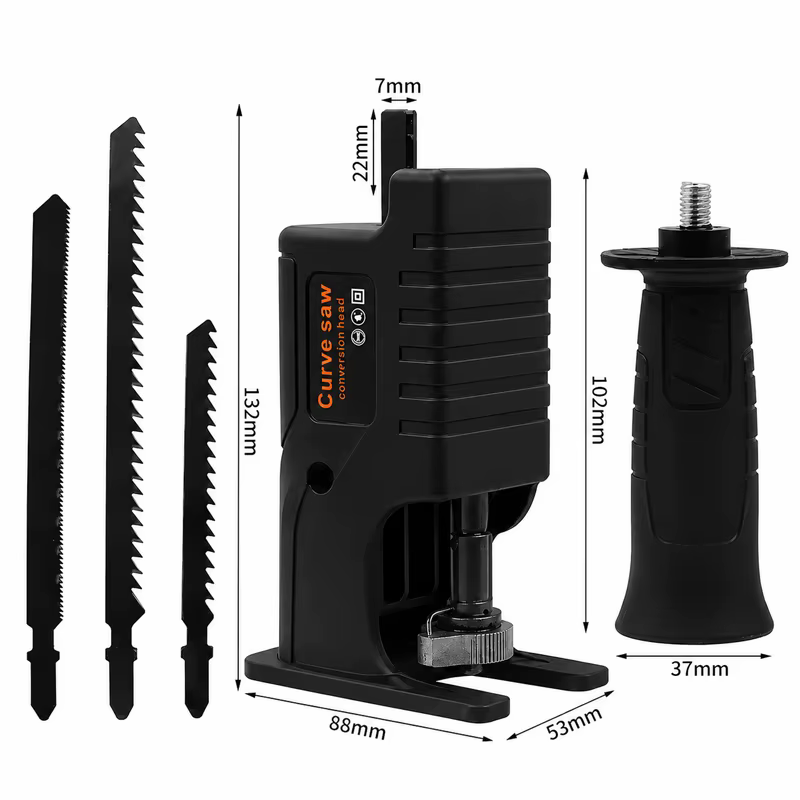 Adaptateur de scie alternative portable pour perceuse électrique, transformant une perceuse électriq