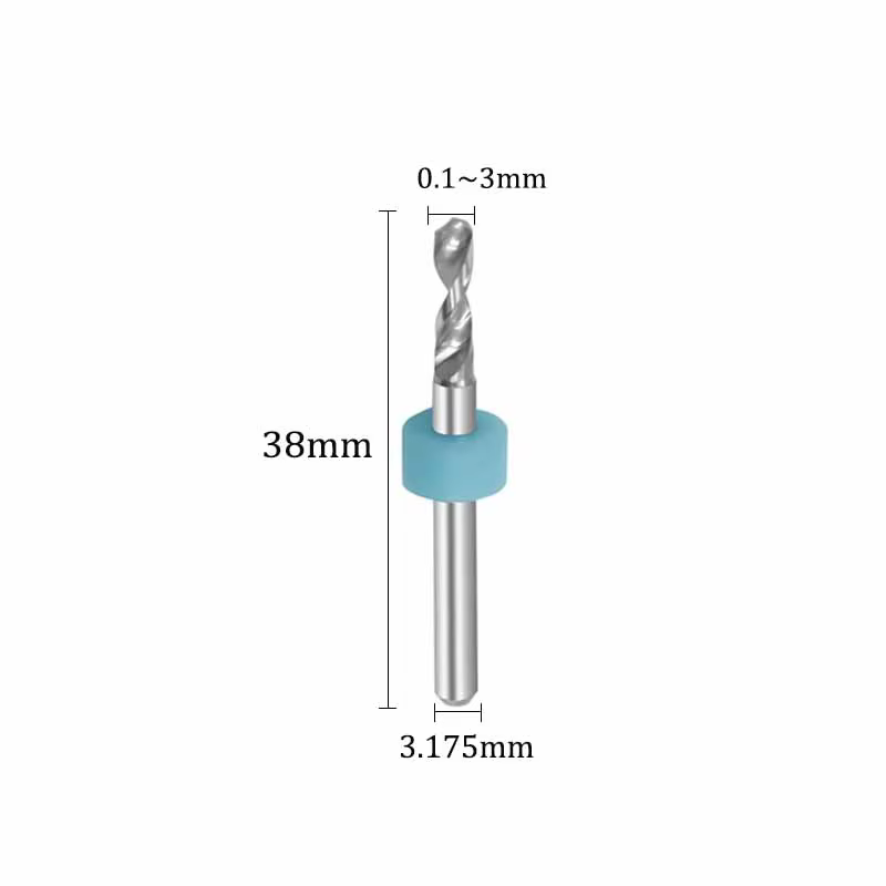 Micro forets en carbure, mini jeu de propositions de CNC, carte de circuit imprimé, foret pour carte
