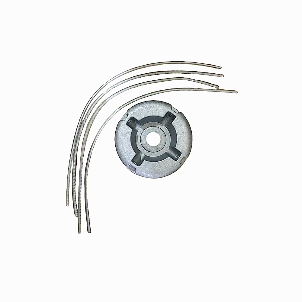 Tête de coupe universelle en aluminium avec quatre lignes de coupe pour débroussailleuse coupe gazon