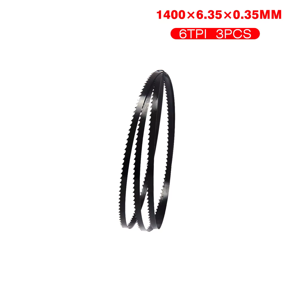 Lame de scie à ruban pour Einhell SB200 Scheppach HBS20, 1400mm, largeur 3.2/6.35/9.5mm, 6/14TPI, ou