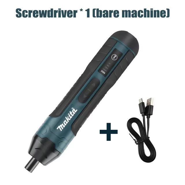 Makita Tournevis électrique sans fil - Perceuse électrique rechargeable 1300 mAh Outil de démontage 