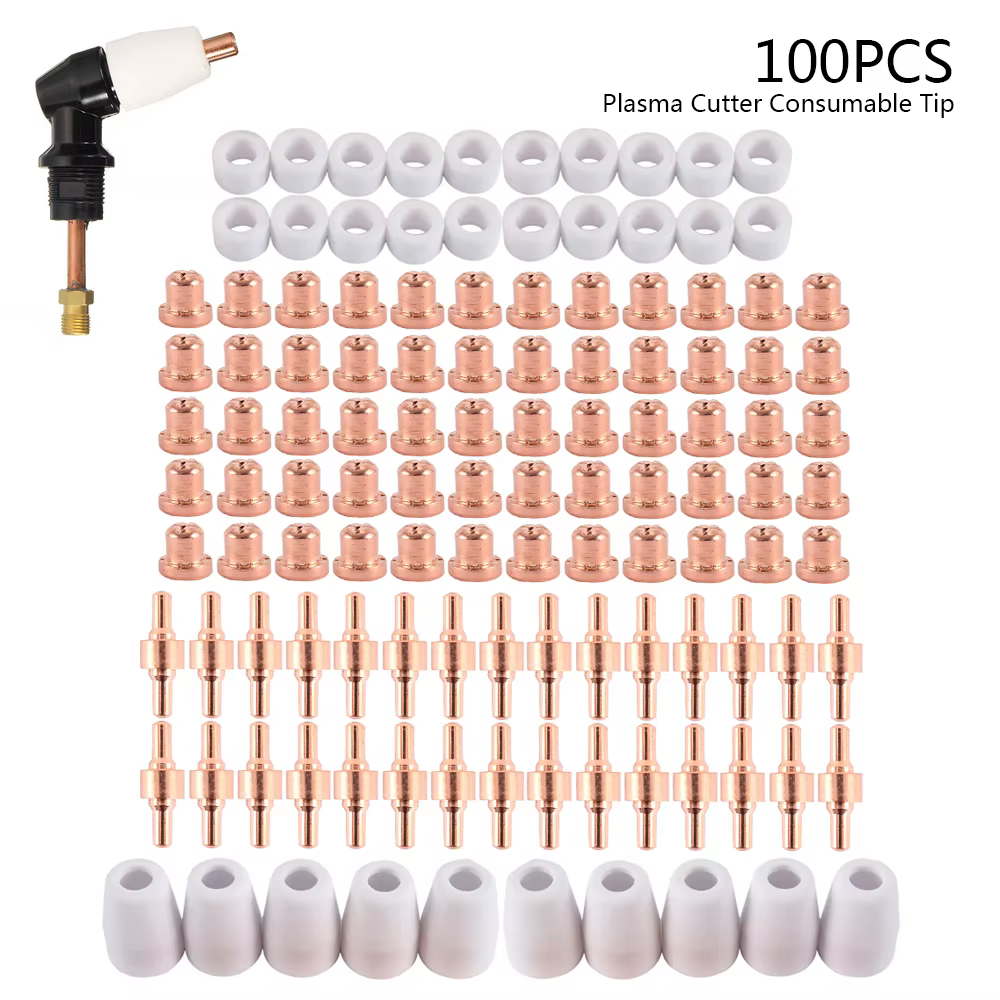 Kit d'électrodes et de buses de pointe de coupe plasma, accessoires consommables pour PT31 Toxic T 3