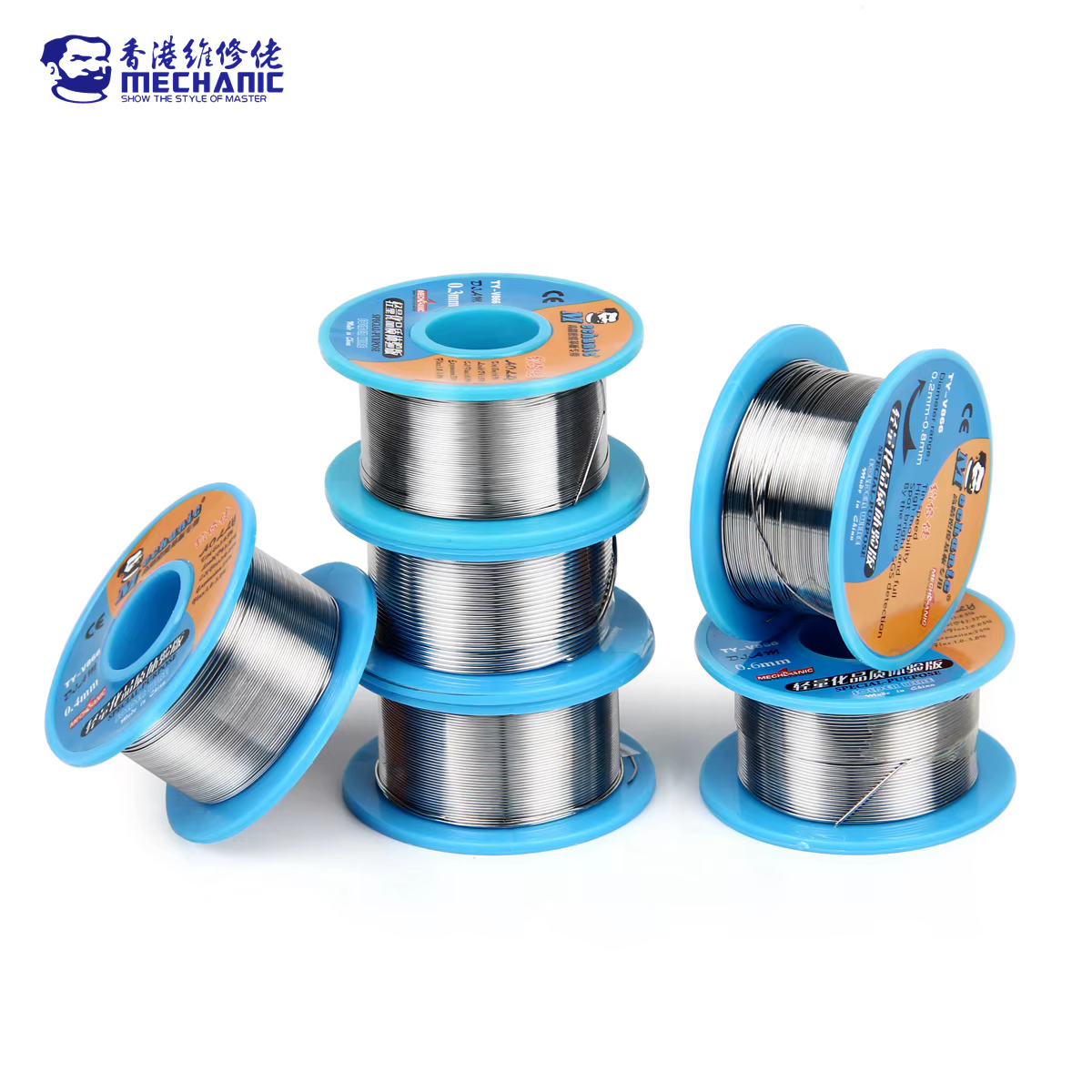 MÉCANIQUE TY-V866 40g Noyau de colophane douce 183 ℃   Câble de fer de flux de soudure de fil de sou