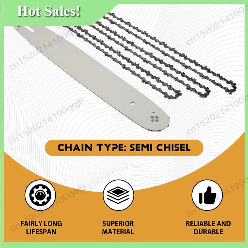 -FDDT barre de guidage de scie à chaîne de 16 pouces avec 3 chaînes pour STIHL 009 012 021 E180 MS18