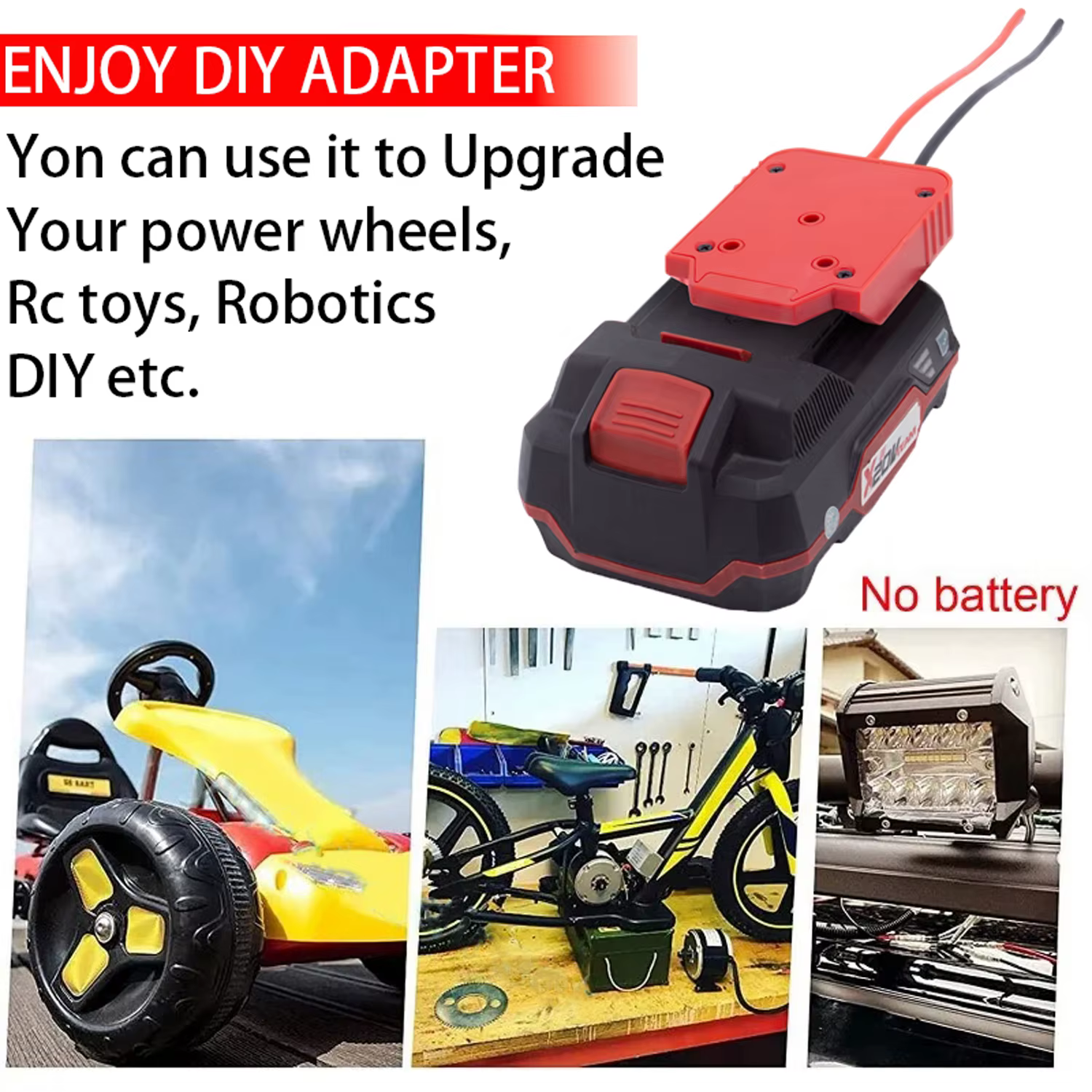 Accessoires pour outils électriques Batterie DIY Adaptateur pour Lidl Parkside X20V Team Lithium-ion