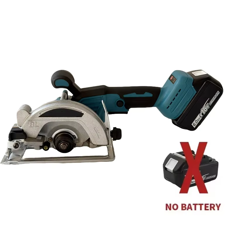 Scie circulaire sans fil Makita 125 mm, 5000 tr/min, sans balais, pour le travail du bois, réglage d