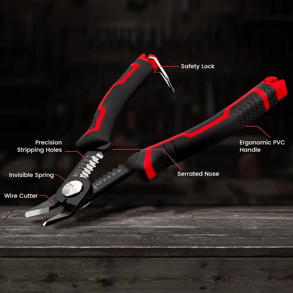 Pince à dénuder multifonctionnelle, outils de coupe automatique, pince à sertir les câbles, outils d