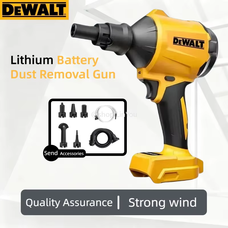Dewalt – souffleur d'air sans fil, Machine d'époussetage sans balais, gonfleur de poussière électriq