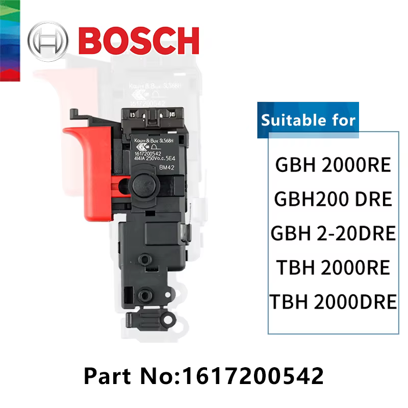 Bosch GBH2-20/2000/22/24/26E/28/DRE Perceuse à percussion électrique interrupteur de commande interr