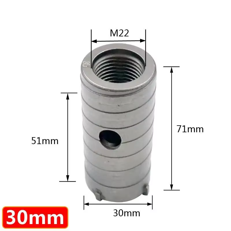 Scie cloche pour béton SDS PLUS 30-160mm, foret électrique à noyau creux, tige 110-510mm, outil de f