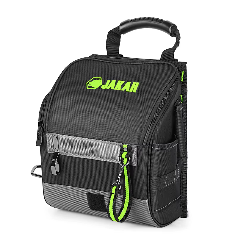 Pochette à outils pour électriciens professionnels JAKAH, poignée ergonomique en caoutchouc multi-po