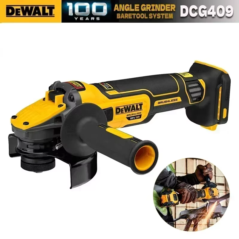 DEWALT – meuleuse d'angle DCG409 20V, outil électrique sans fil, sans balais, machine de découpe, po