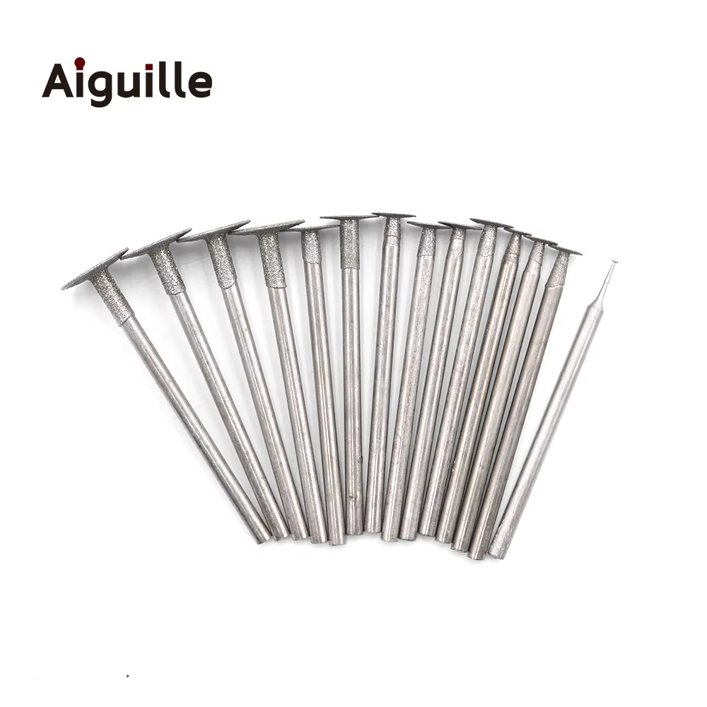Tige de type K 2,35 mm 120 #   Fraises de meulage diamantées 0.5-10mm, mèches de meulage des dents, 