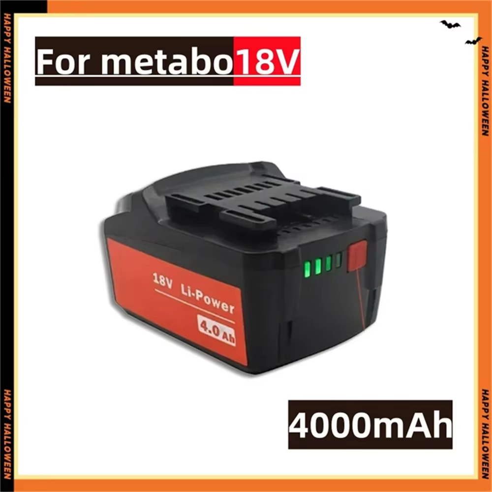 Pour Metabo 18V 4.0-9.0Ah batterie outils électriques perceuse clé marteau meuleuse pour Metabo 18VB