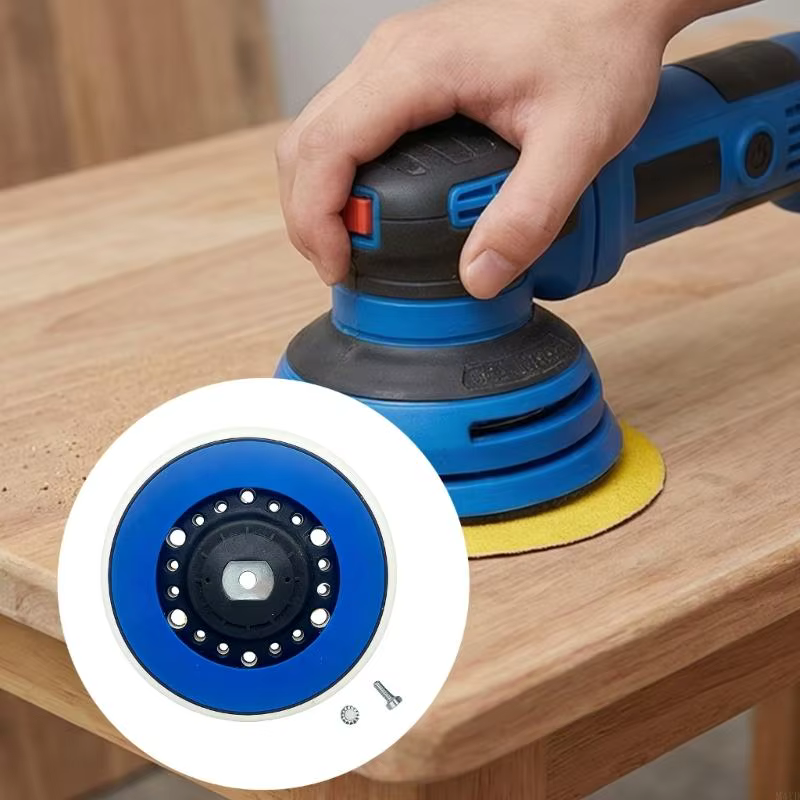 Plaque Support ponçage robuste 6 pouces, pour rectifieuses à sec, stabilité d'adhérence pour le trav