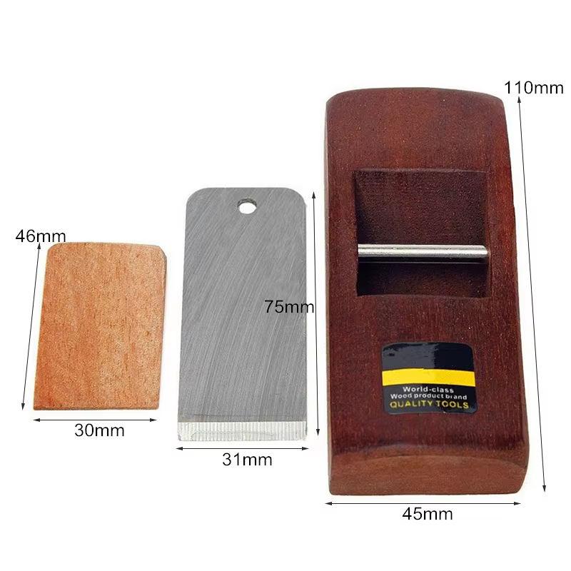 Rabot à main plat en bois, mini plan de calcul, outil de bricolage artisanal pour charpentier