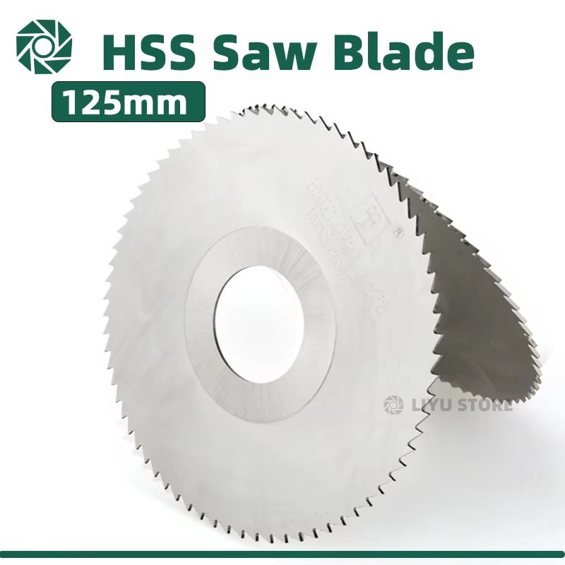 Fraise HSS 125 mm, épaisseur 0,8 mm-4,0 mm, trou intérieur 27 mm, fraise à rainurer, lame de scie, f