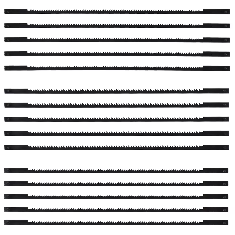 15 pièces lames de scie à chantourner extrémité de broche 18/21/24TPI pour bricolage lames de scie à
