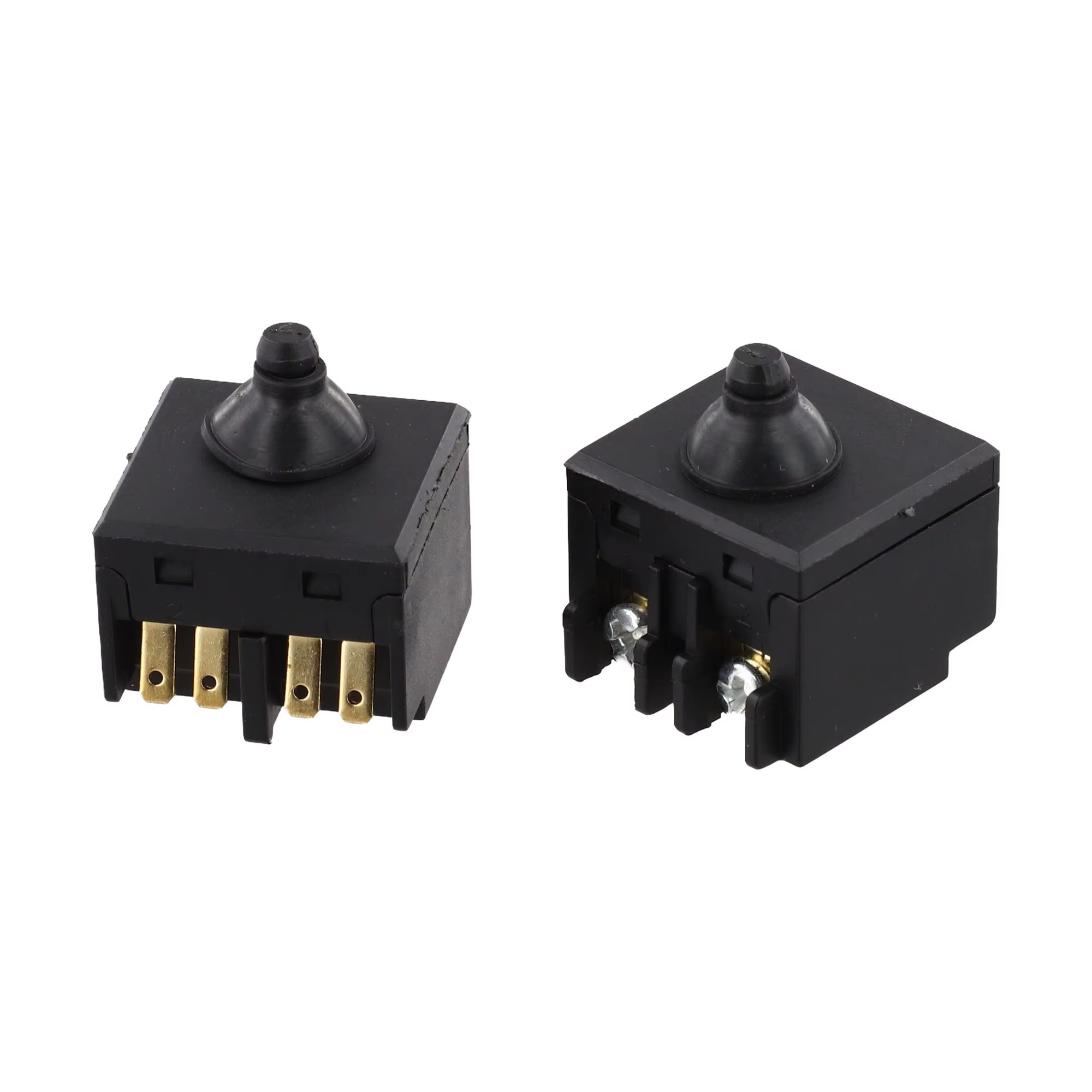 Pièces de rechange pour meuleuse d'angle, 2 pièces, interrupteurs à bouton-poussoir pour polisseuse 