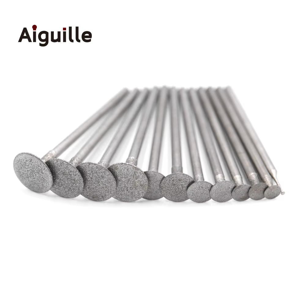 Tige de type K 2,35 mm 120 #   Fraises de meulage diamantées 0.5-10mm, mèches de meulage des dents, 