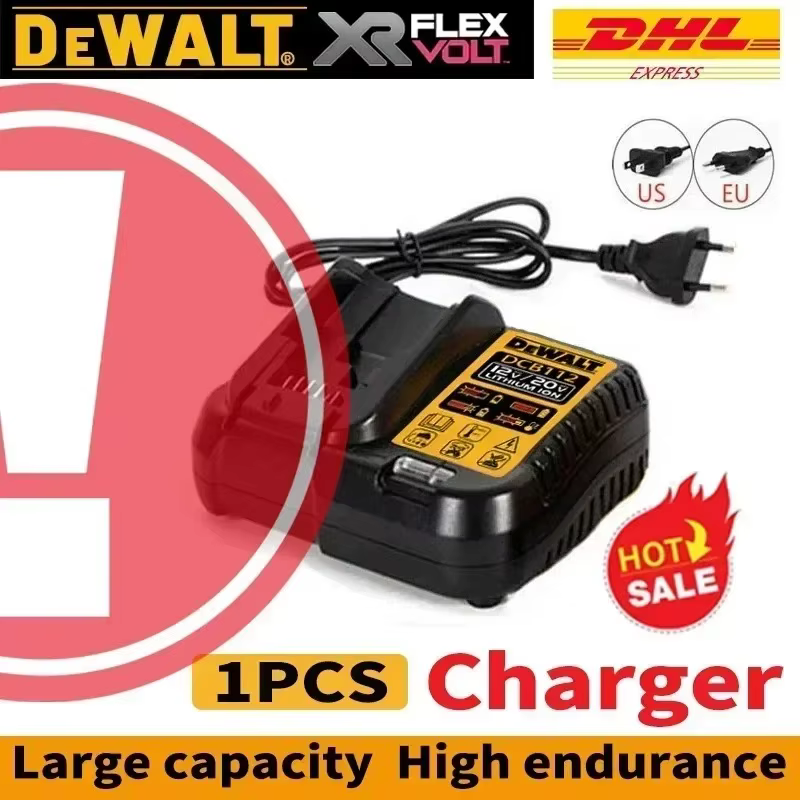 Batteries DeWalt 100% originales 20V 6000mAh Li-Ion pour outils électriques DeWalt DCB206 DCB205 DCB