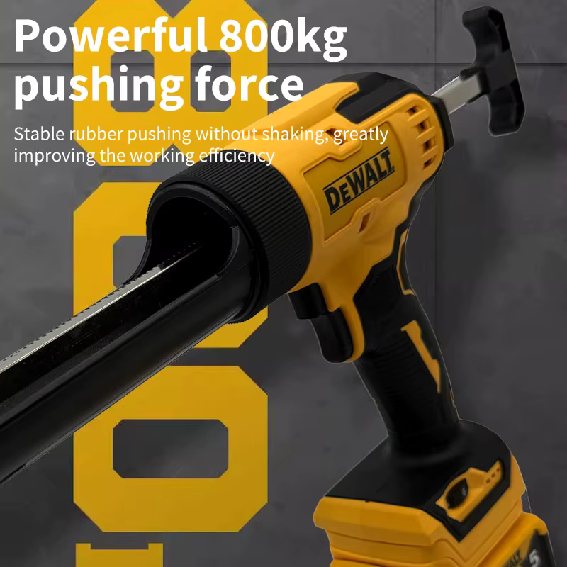 Pistolet à mastic sans fil Dewalt, pistolet à silicone électrique, 6 vitesses, pistolet à colle pour