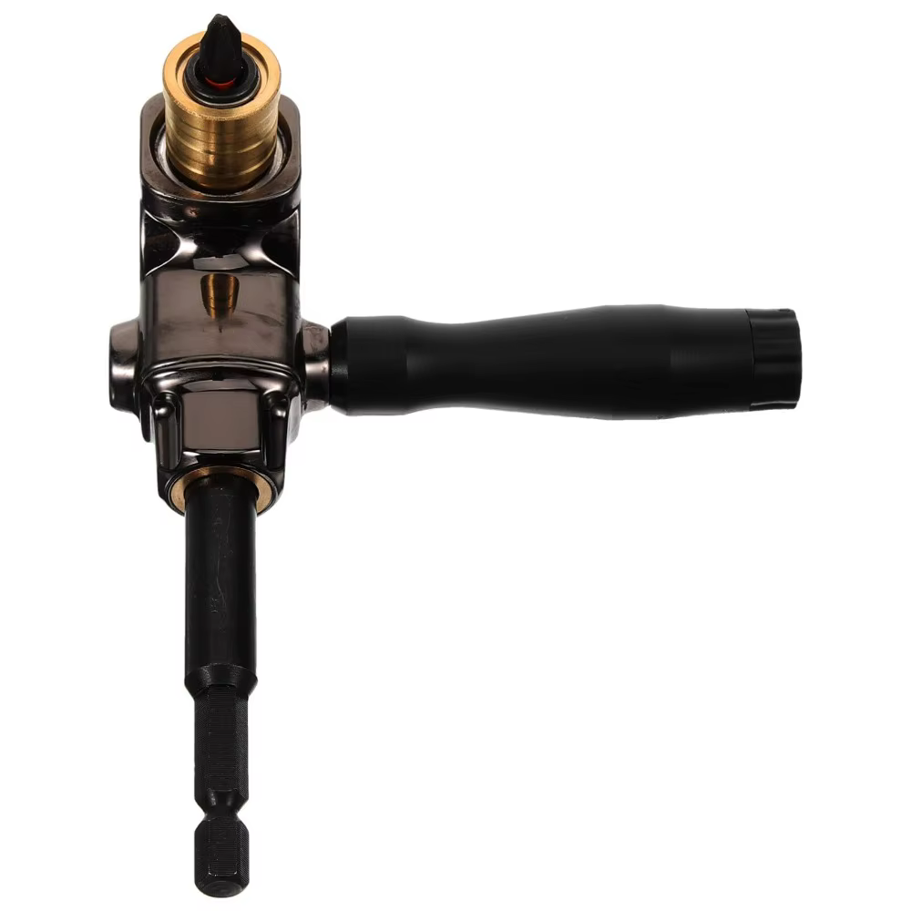 Dispositif d'angle pour perceuse électrique à rotation de 90 degrés, support de foret flexible, supp