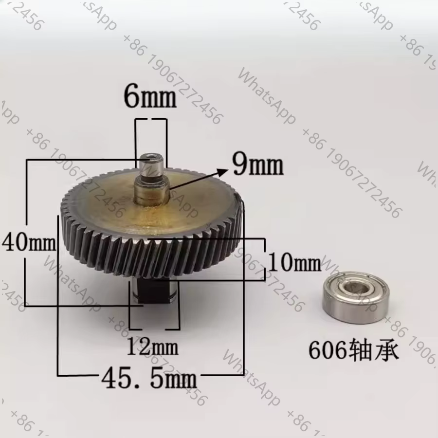 Ensemble d'engrenages pour scie à chaîne électrique, 55 dents, accessoires, grand engrenage, roue à 