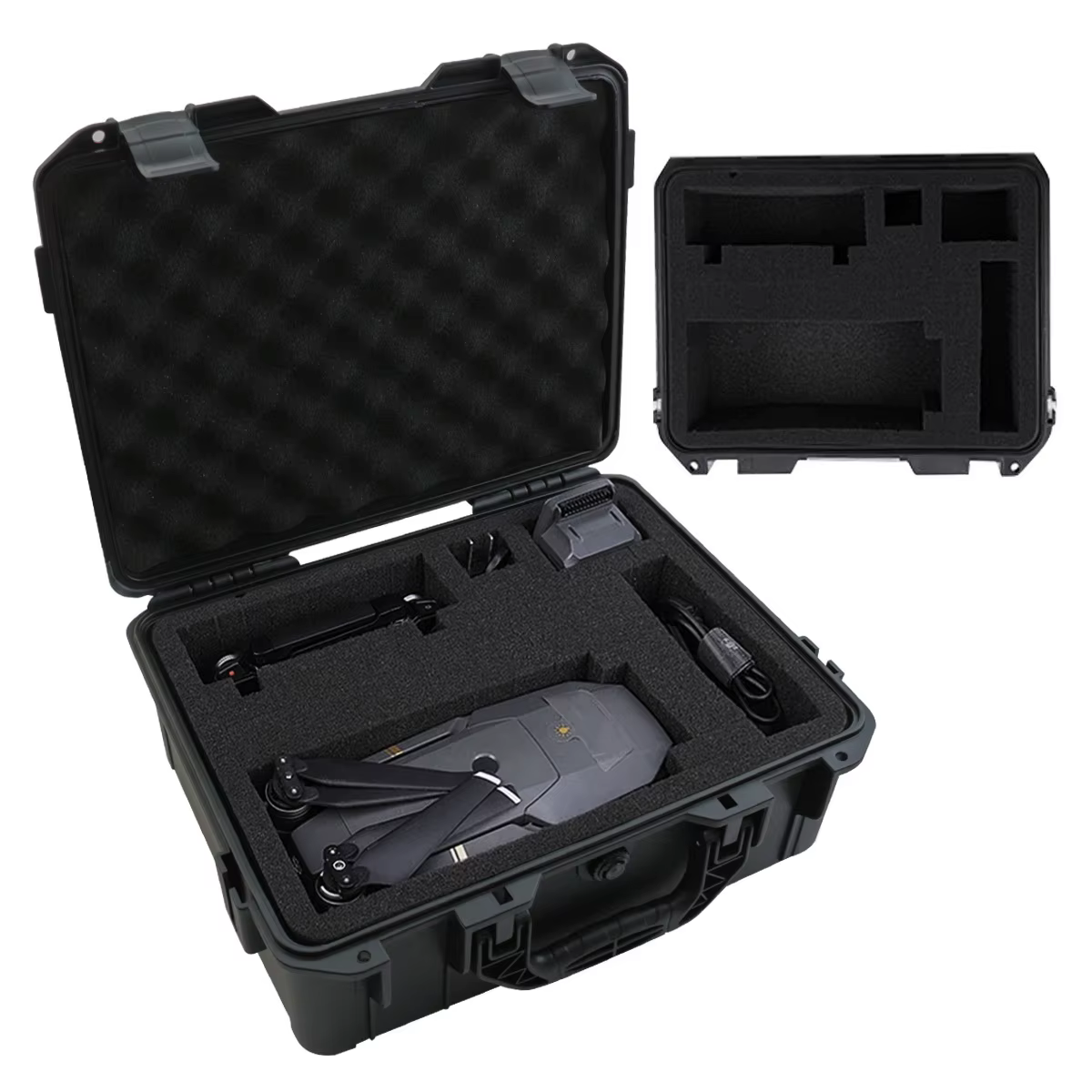 Boîte à outils universelle Portable en plastique, avec insert en mousse, mallette de transport rigid