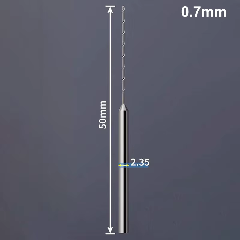 {MX} foret à filetage coulissant U8 0.7/0.8/1.4mm pour enlever les vis à filetage dénudé fond de tél