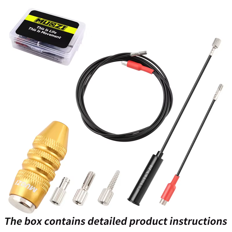 MUQZI – Kit d'outils de routage de câbles internes, pour cadre de vélo de route vtt, tuyau hydrauliq