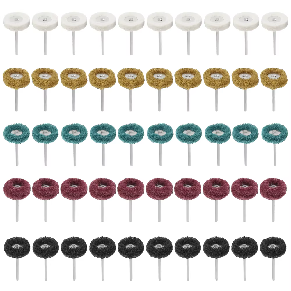 Mini foret en Nylon, brosse Abrasive, fil de polissage, roue de polissage, outil manuel rotatif Drem