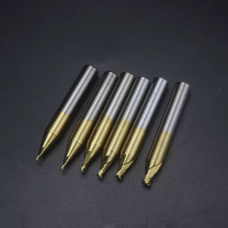 CHSYX haute qualité 1.0-3.0mm HSS titane fraise en bout gravure bord coupe CNC Bits fraise en bout p