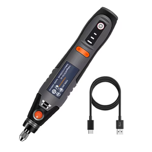 Perceuse électrique Rechargeable 35W, stylo de gravure à 3 vitesses, outil rotatif sans fil USB pour
