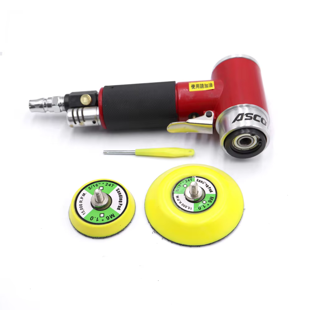 ASCOTT-Mini Ponceuse à Air Aléatoire de 2/3 Pouces, Machine à Polir Pneumatique pour Voiture, Poliss