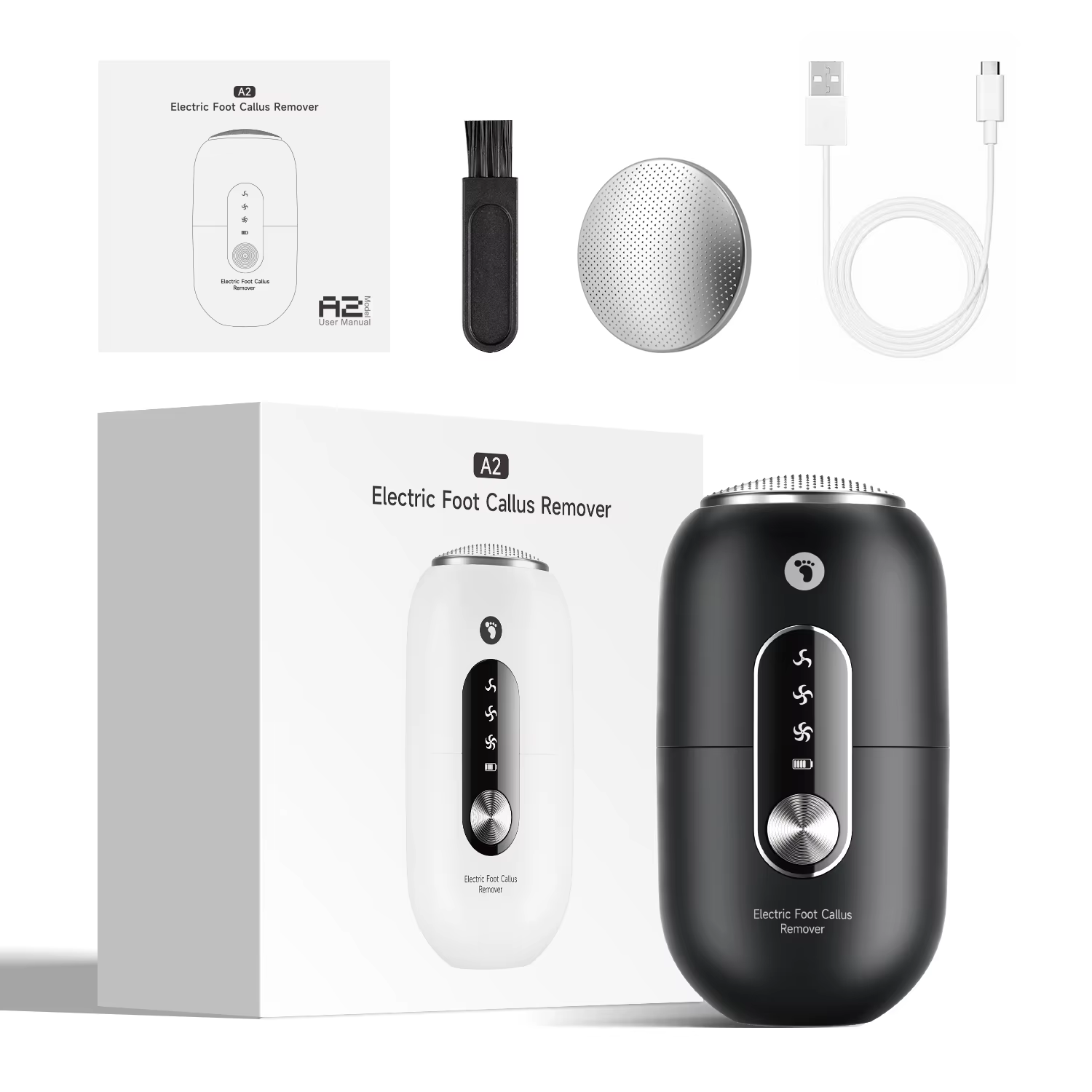 Ponceuse électrique pour les pieds, outil portable de soin des pieds, exfoliant automatique pour les