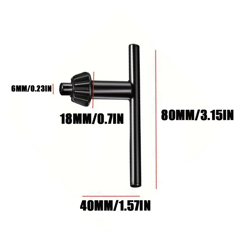 Clé de mandrin universelle pour perceuse, clé de mandrin de remplacement pour outil électrique, clé 