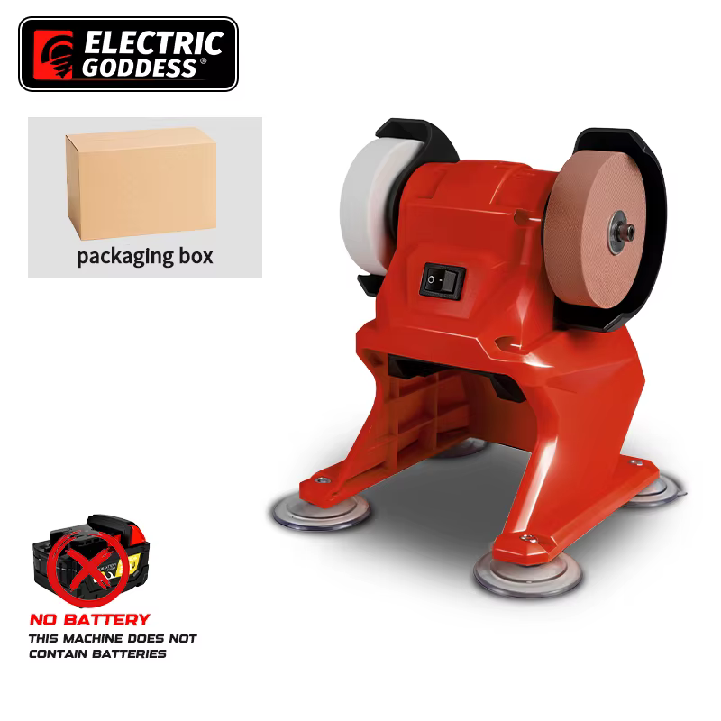 Meuleuse de table électrique sans fil double fonction pour polissage et affûtage de pierres et de co