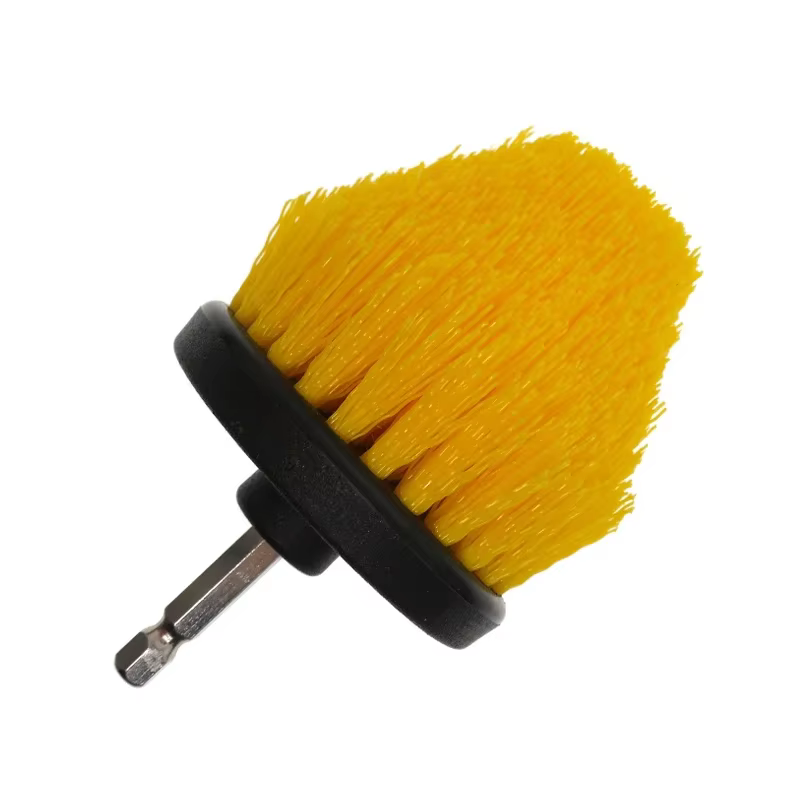 Brosse de forage électrique 2.5 pouces, tout usage, poils hexagonaux en Nylon, polisseuse électrique