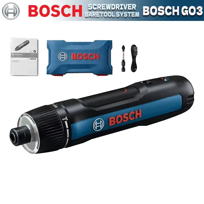 Tournevis sans fil BOSCH GO 3, perceuse sans fil rechargeable au lithium-ion 3,6 V avec boîte, outil