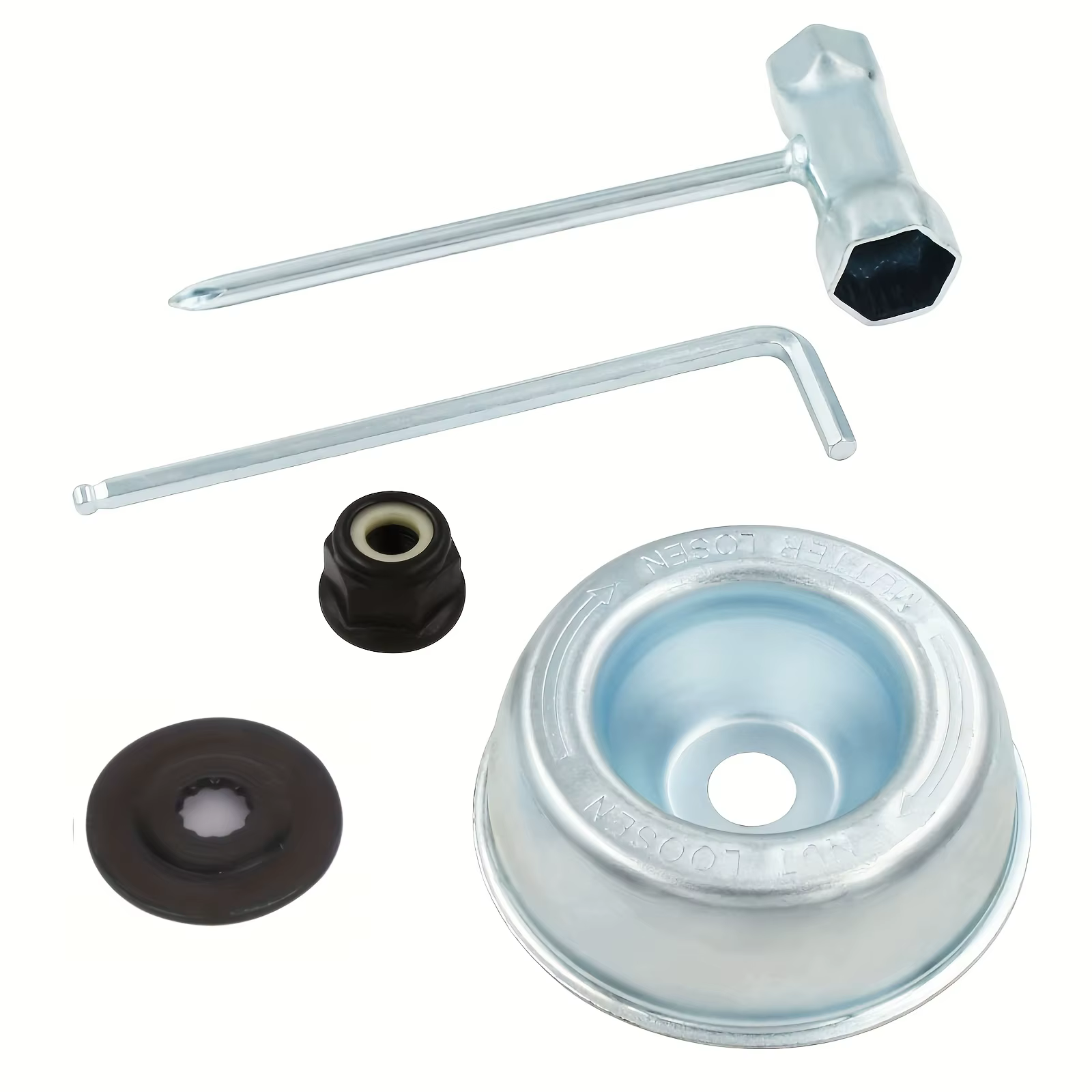 LUSQI – Kit d'entretien de fixation d'adaptateur de lame pour Stihl (rondelle d'échappement, plaque 