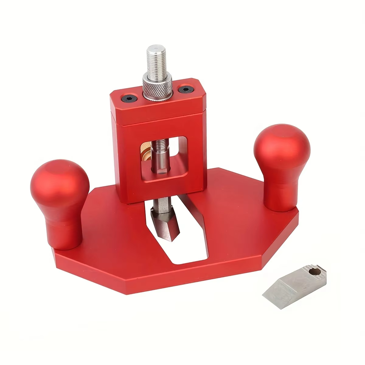 Outil de rainurage portatif pour plan de routeur, pour couper les rainures, mortaise avec 2 lames, o